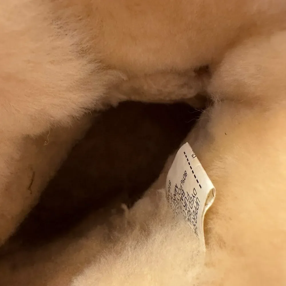 Minnetonka Tan Shearling Winter Boots